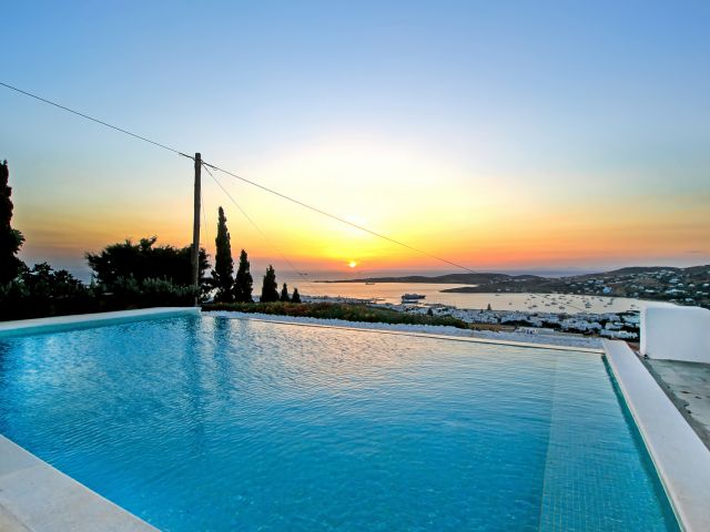Enjoy the best sunset view in Paros