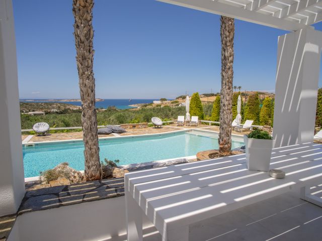 Private veranda of Villa 2