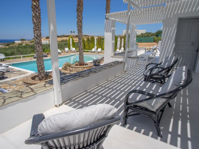 Private veranda of Villa 2