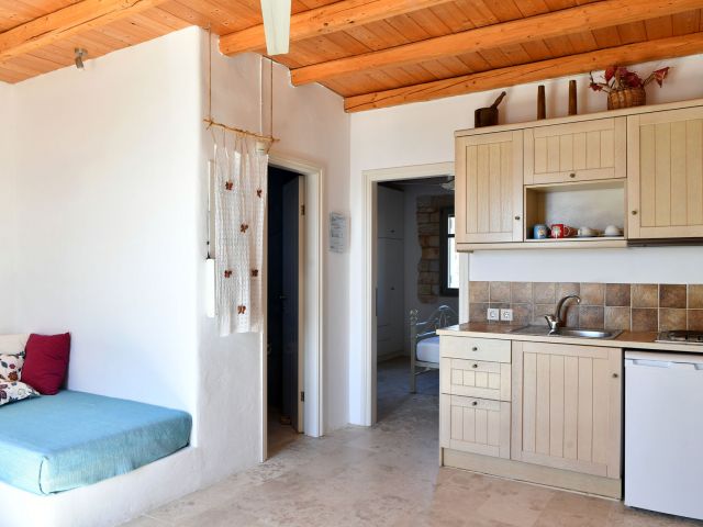 Kitchenette and sofa bed first floor