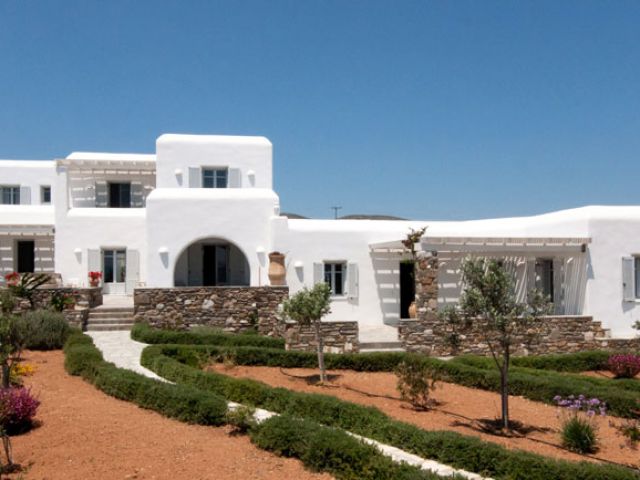 General exterior view of the villas